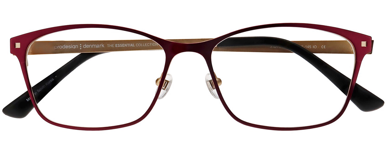 ProDesign Denmark Essential Square 3181 Colour 3821 Glasses Front View